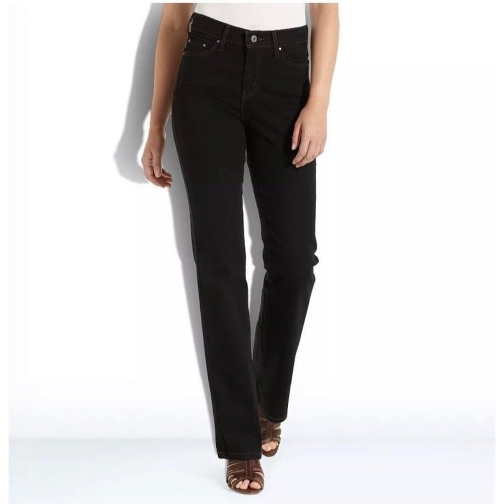 Levi’s Black 512 Perfectly Slimming Bootcut High Waist Jeans Size 8 Long